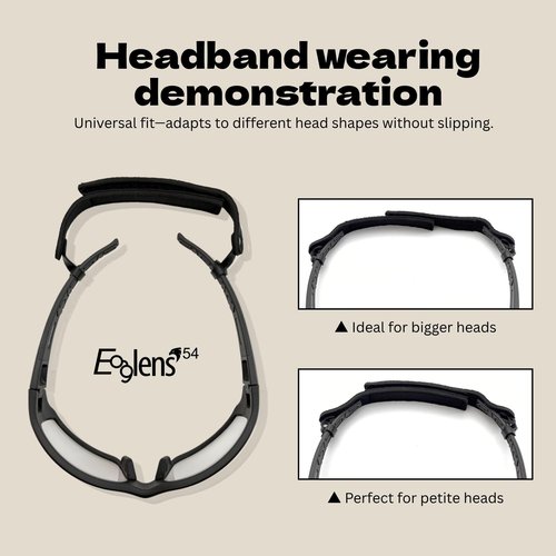 Eaglens.54 Shooting Glasses Photochromic Anti-fog Definition Lenses, ANSI Z87.1 Certified Tactical Airsoft Safety Glasses for Men Women