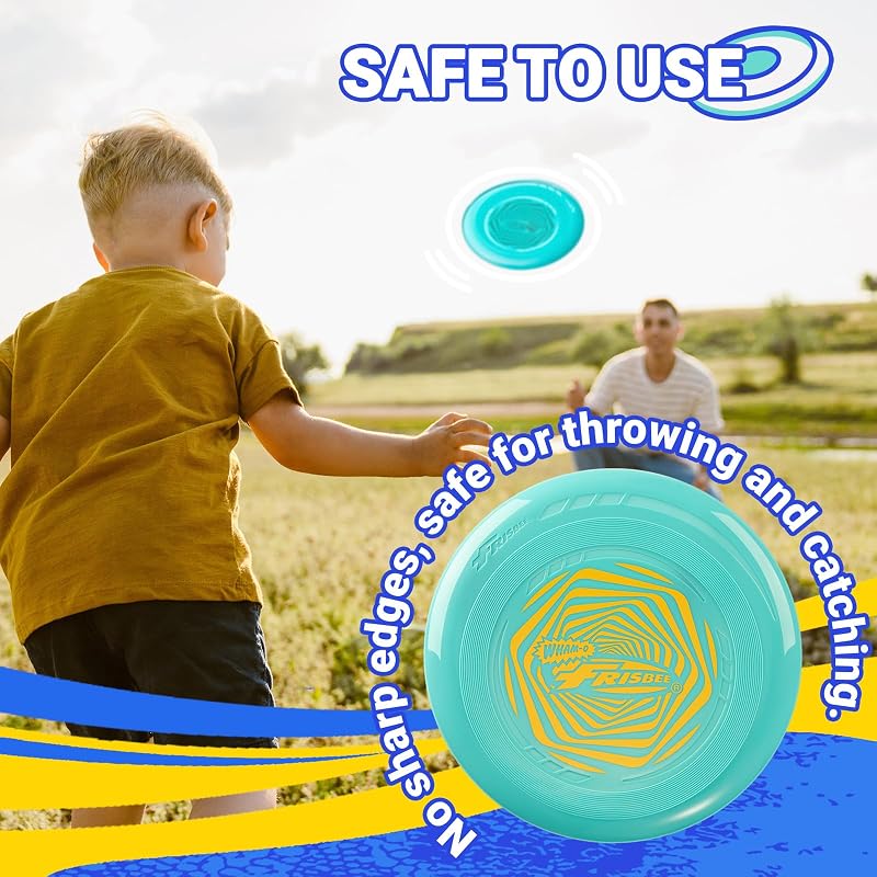 Wham-O Frisbee Go Flying Disc 9 Inch 70g - 4 Pack + 9 Inch Variation V1234-4PACK+9 Inch