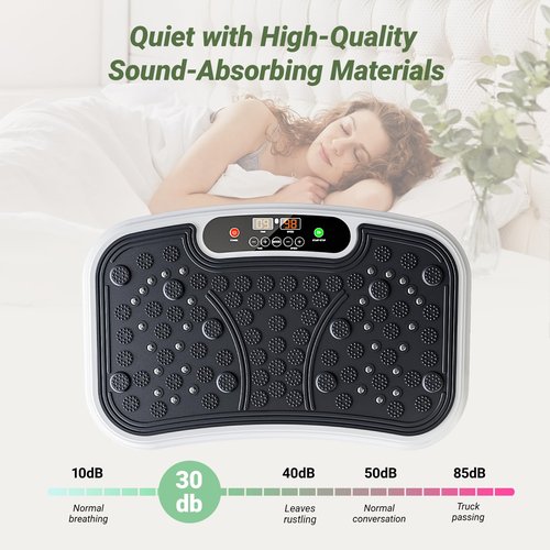 UTRYCO Whole Body Vibration Plate Exercise Machine Vibrating Plate Shaking with Weight 330lbs, Shake Plate Exercise Machine Power Plate Vibration Platform for Fitness Equipment Workout