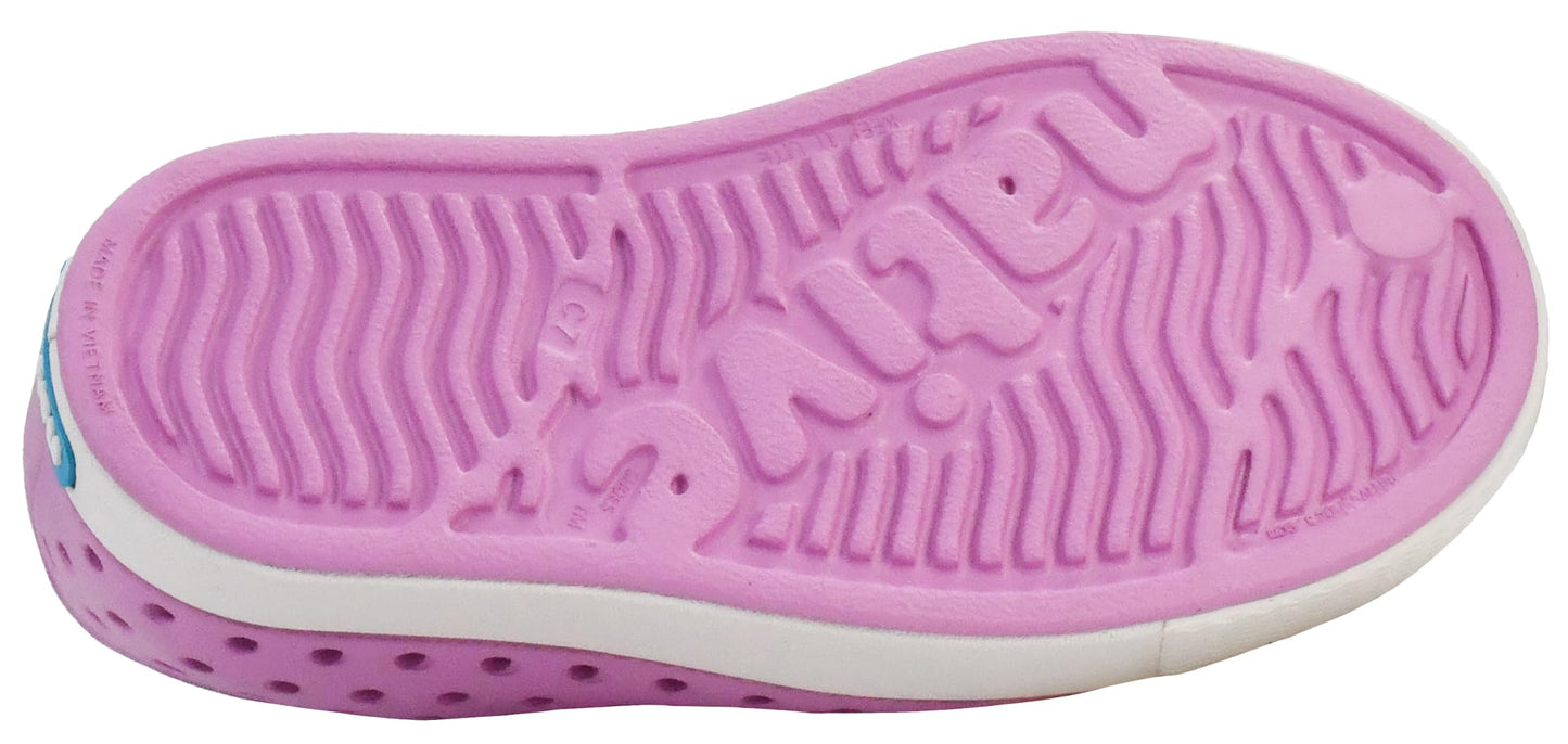 Native Shoes Unisex-Kids Jefferson Sneakers, Chillberry Pink/Shell White, 8 Toddler