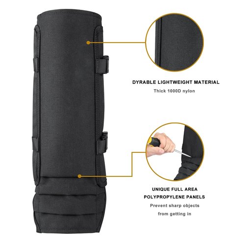 CAMOMAX Snake Gaiters Snake Chaps,Snake Bite Kit for Humans,Snake Leggings for Men & Women,Snake Guards with Adjustable Size