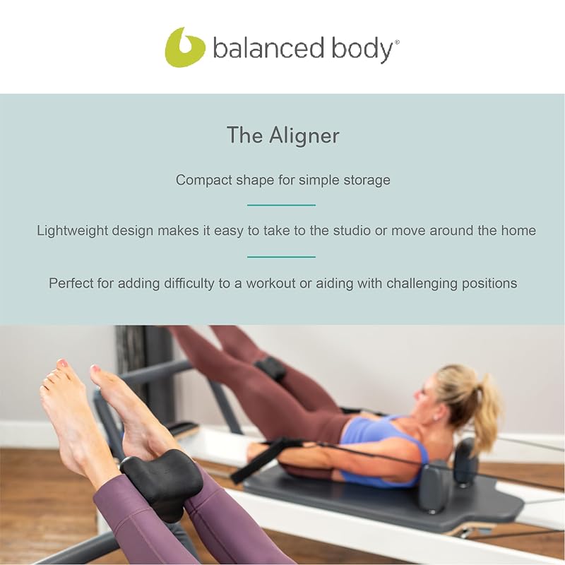 Aligner Pilates and Yoga Block - Balanced Body Alignment Tool, 5" W x 11" L