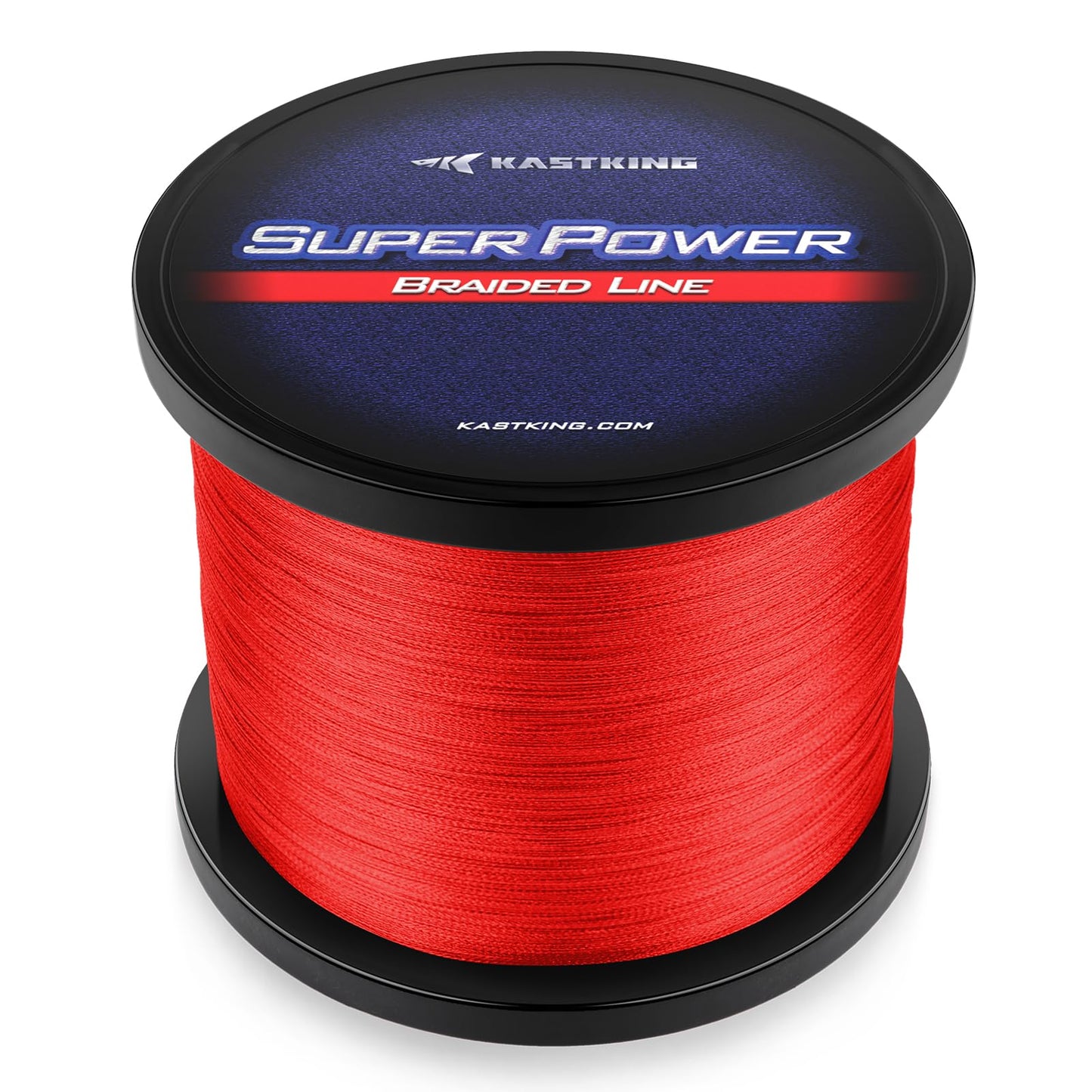 KastKing Superpower Braided Fishing Line, Red, 65LB, 150 Yds