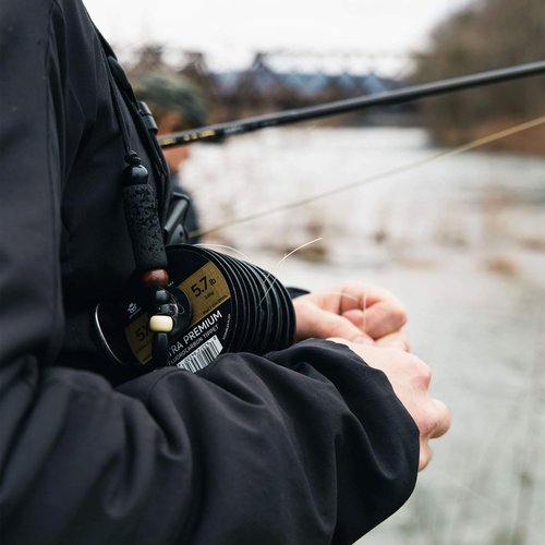 CORTLAND Ultra Premium Fluorocarbon Durable Flexible Abrasion-Resistant Trout Tippet with Plasma Finish for Freshwater | Nymphing/Dry Fly Fishing/Streamer Fishing, 30 YDS, 5X - 5.7 LB