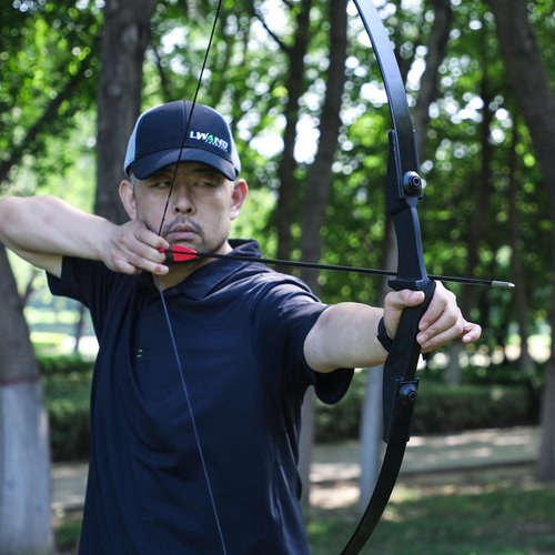 LWANO Recurve Bow for Adults - Archery Takedown Bow and Arrow Set for Adult/Youth/Teens Beginners Target Practicing, Left & Right Handed, 20/30/40lbs (30lbs)