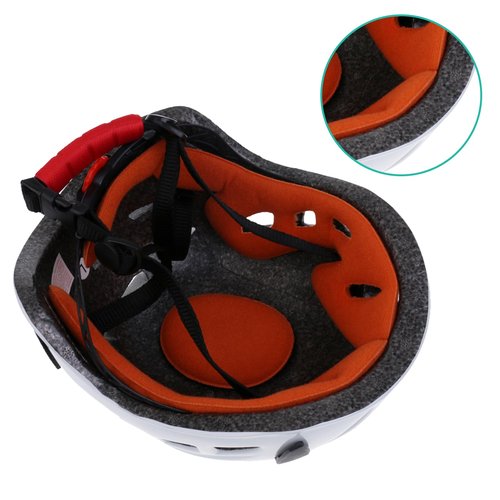 getuse Climbing Helmet for Rappelling and Mountaineering - Lightweight Protective with EPS Liner - Adjustable Fit - White