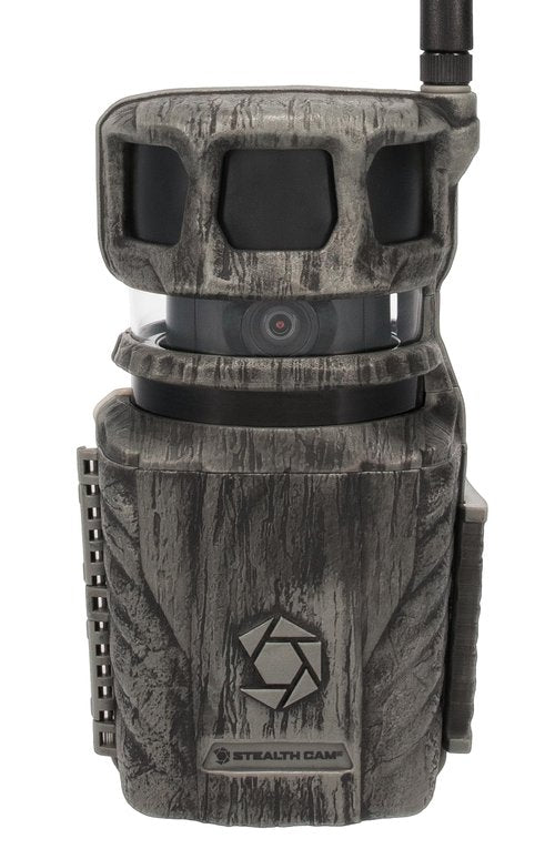 Stealth Cam Revolver 36MP Photo 1080P HD Video at 30 FPS 0.4 Sec Trigger Speed 360-Degree Panoramic View Built-in GPS Hunting Cellular Trail Camera, Verizon and AT&T
