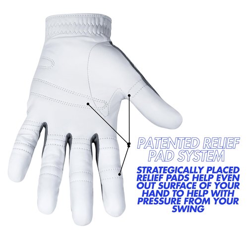 Bionic Men's Performance Grip Pro Premium Leather Golf Glove (Medium/Large, Left)