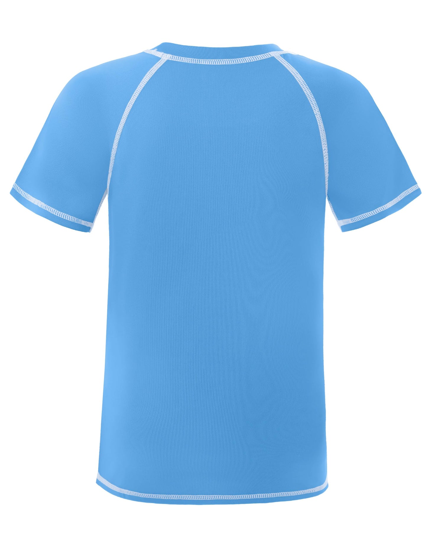 Roadbox Boys Rash Guard Short Sleeve Swim Shirt, UPF 50+ UV Water Shirts for Kids, Surf Fishing Sun Protection Rashguard