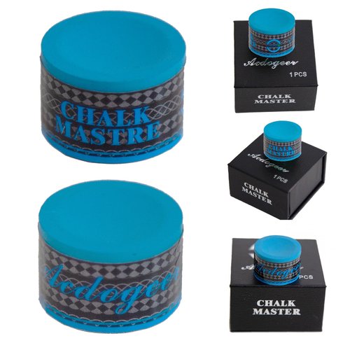 Pool Cue Chalk Round Blue Colors No-Slip Handmade Billiard Chalk Pool for Snooker Chalk Accessories