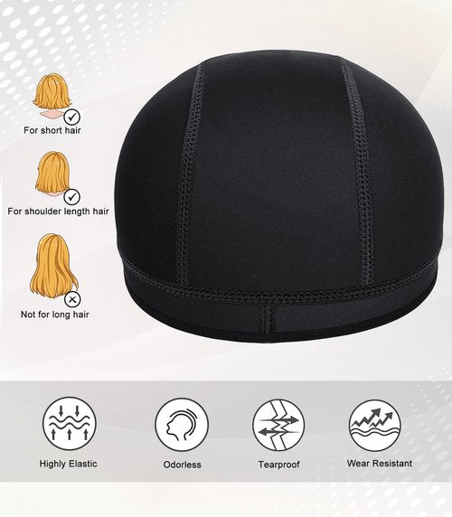 TBLUITE Neoprene Diving Scuba Hood Swim Cap for Toddler Kids Girls Boys Youth Men and Women Thermal Wetsuit Beanie 3mm Hair Clear for Swimming Surfing Windsurf