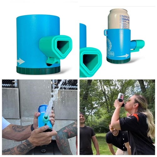 ZROSIN Shotgun Roulette Drinking Game - Thrilling Twist & Pass Party Fun, Random Beer Blast for Bachelor Parties, BBQ Pregame & Adult Drinking Games