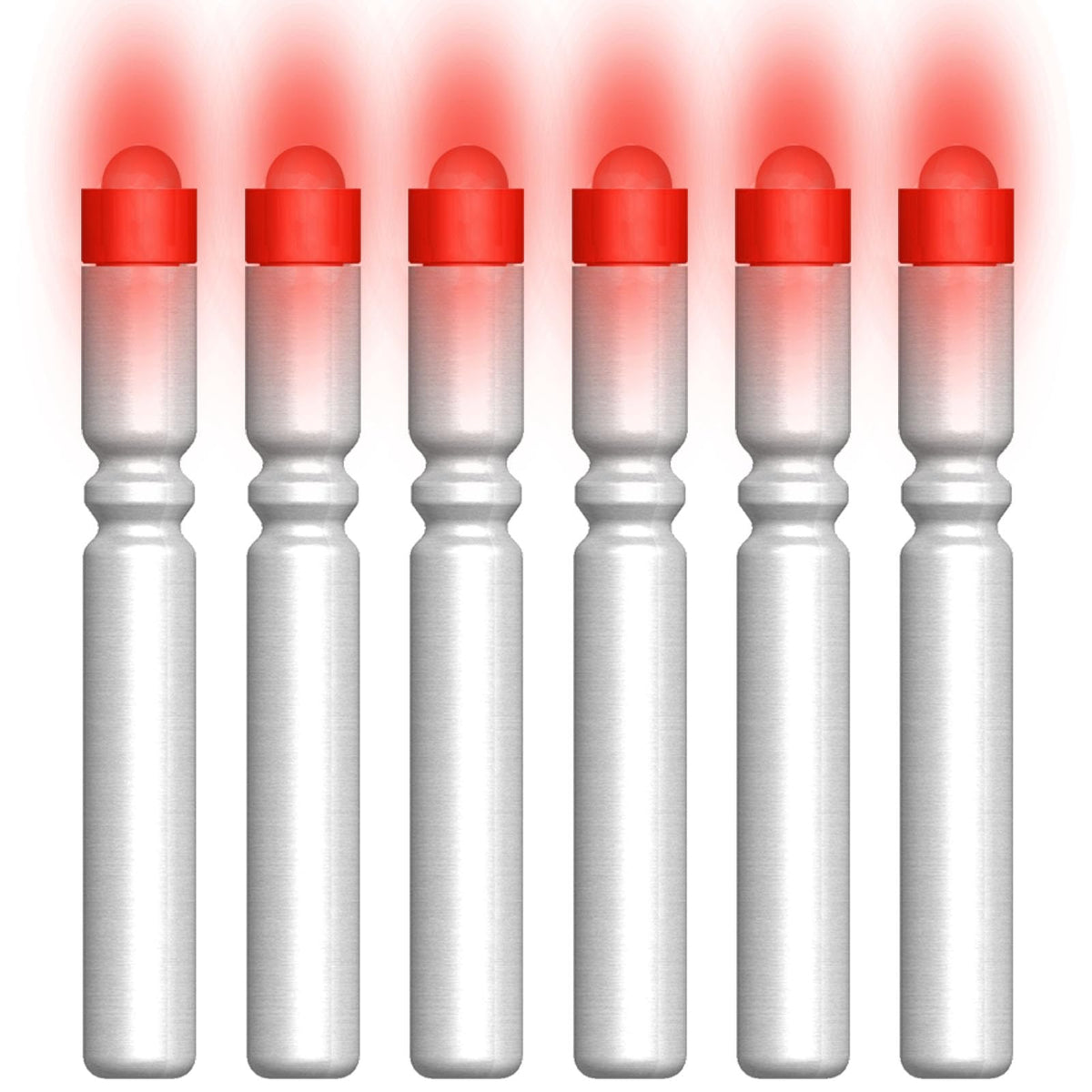 CosiComu Fishing Bobber Lights,Night Fishing Float Lights,Fishing Glow Sticks,Lighted Nocks for Arrows 6-Pack