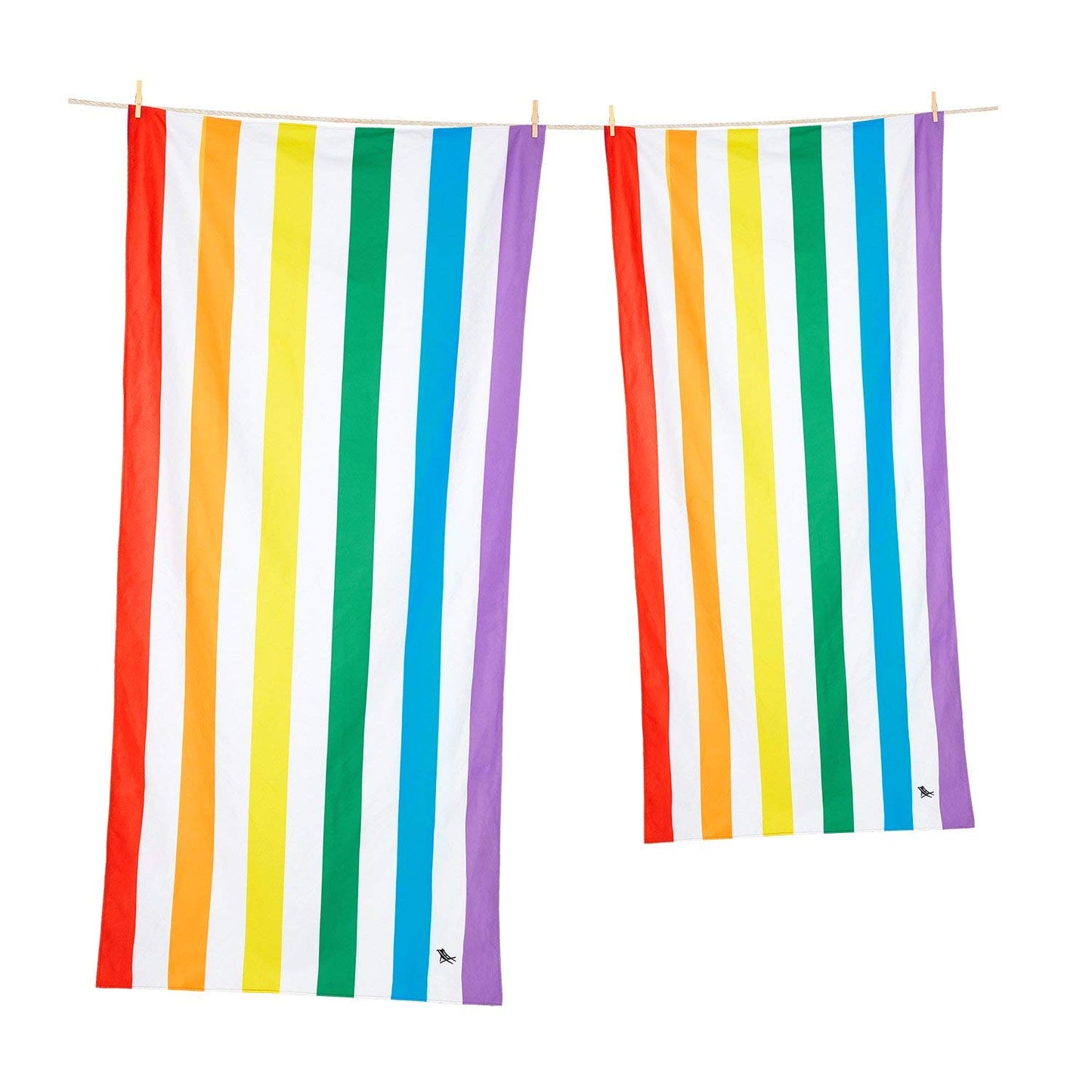 Dock & Bay Quick Drying Towel - for Sports & Gym - Compact, Lightweight - 100% Recycled - Includes Bag - Cabana Light - Malibu Pink, Double Extra Large (180x200cm, 70x78)