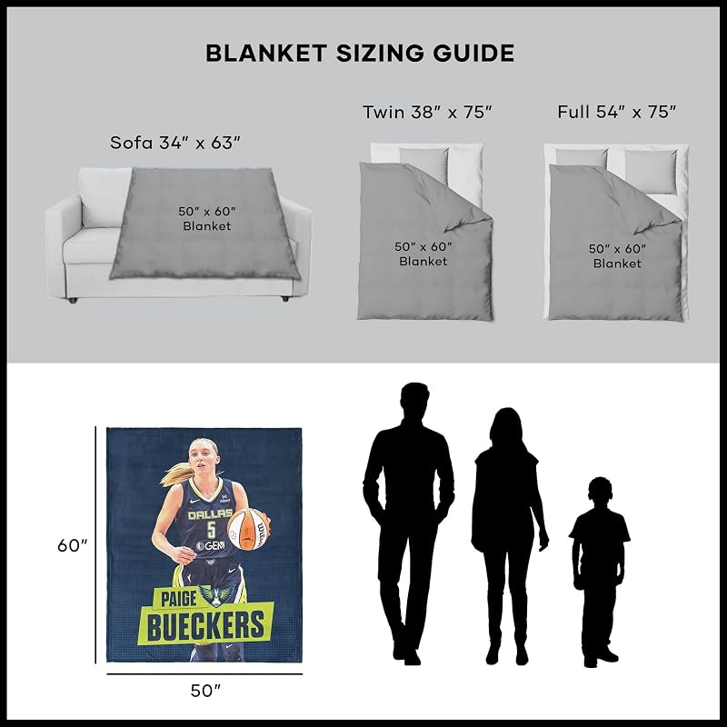 Paige Bueckers Silk Touch Throw Blanket 50x60 Inches - Northwest WNBA