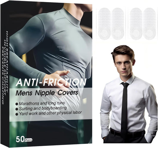 100 PCS Men's Nipple Cover, The Original Sports Nipple Cover -Nipple Chafing Prevention