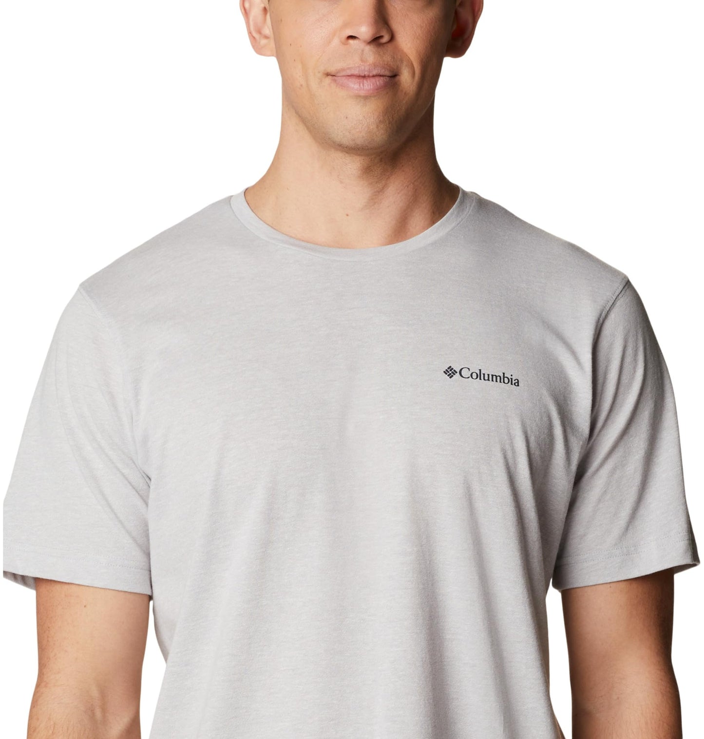 Columbia Men's Thistletown Hills Short Sleeve, Grey Heather, 4X Big