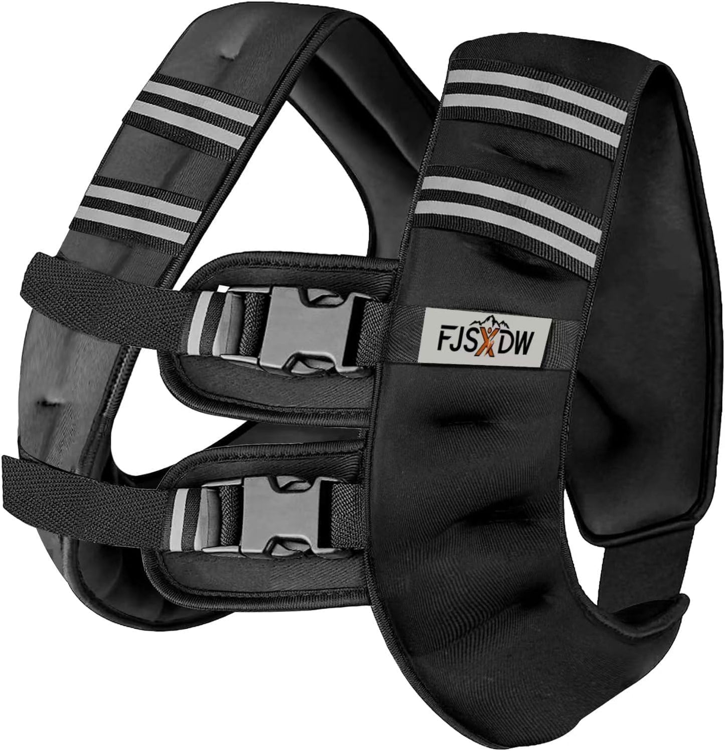 Weighted Vest Weighed Vest Women Men Kids, 16lb Body Weight Vest with Reflective Stripe, Adjustable Weighted Vest for Strength Training, Running, Walking, Workout, Jogging