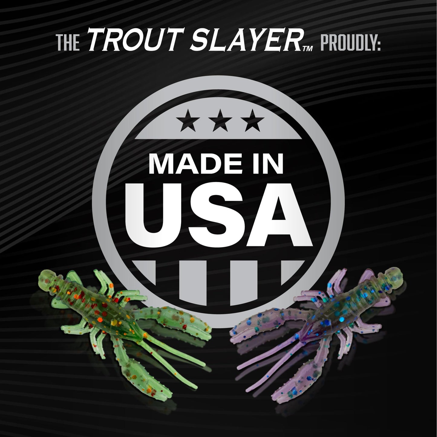 Trout Magnet Trout Slayer 28 Piece Fishing Kit, Includes 20 Crawdad Bodies and 8 Size 6 Long Shank Hooks, Great for Small Streams and Lakes, Catches All Species, White