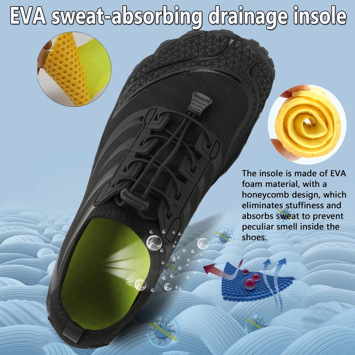 Water Shoes for Men Women Barefoot Shoes Quick Dry Aqua Outdoor Sports for Swim Pool Beach Surf Walk Water Yoga River Lake Hiking Kayaking