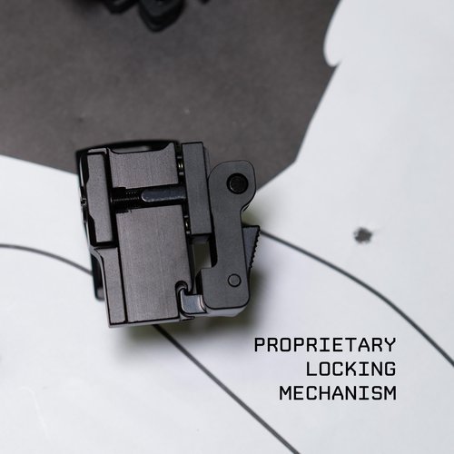 Monstrum Hypergrip Red Dot Riser Mount with QD Quick Release | Compatible with RMR Footprint | 1.6" Center Height