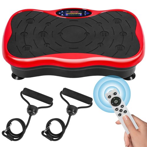 toilmua Home Vibration Plate for Lymphatic Drainage, Vibration Plate Exercise Machine with LED Screen Adjustable 99 Speed & 4 Mode - Vibration Plates for Workouts Max Bearing 300Lbs US Plug