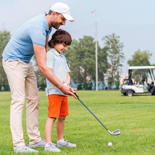 Seenelling Golf Grip Trainer, Golf Training Aid, Swing Trainer Club Grips Accessories for Right Handed Club Grip Equipment to Help Correct Hand Position(Black)