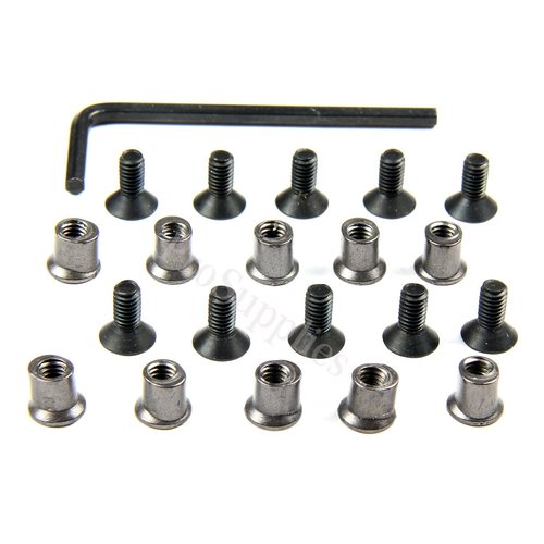 TACFUN KeyMod Rail 20 PCS KeyMod Screw & Nut - 10 Set Pack With Wrench