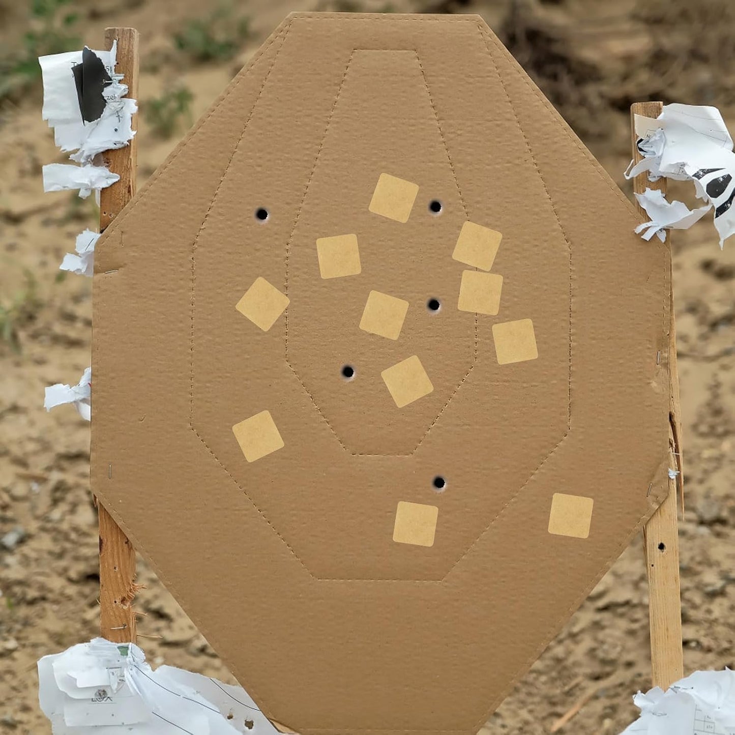 1/2/3/4 Rolls Target Pasters - 0.87 inch Self-Adhesive Stickers for Shooters, Target Users, Range Goers - Easy Patching, and Hole Marking on Paper or Cardboard - Perfect for USPSA, IPSC, IDPA Practice