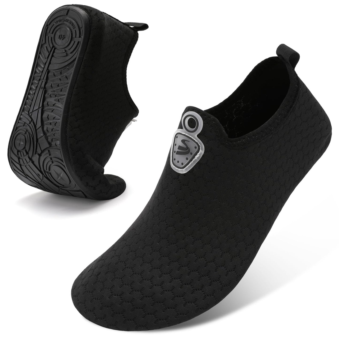 Spesoul Womens Mens Water Shoes Quick Dry Beach Swim Shoes Barefoot Aqua Socks Outdoor Sand Socks for Pool River Diving