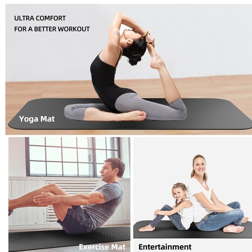Treadmill Mat,Bike Mat,Stationary Bike Mat,Foldable Treadmill Mat for Hardwood Floors and Carpet.for Exercise Bike,Exercise Equipment Indoor Cycles,Rowing Elliptical (23.6" X 60")