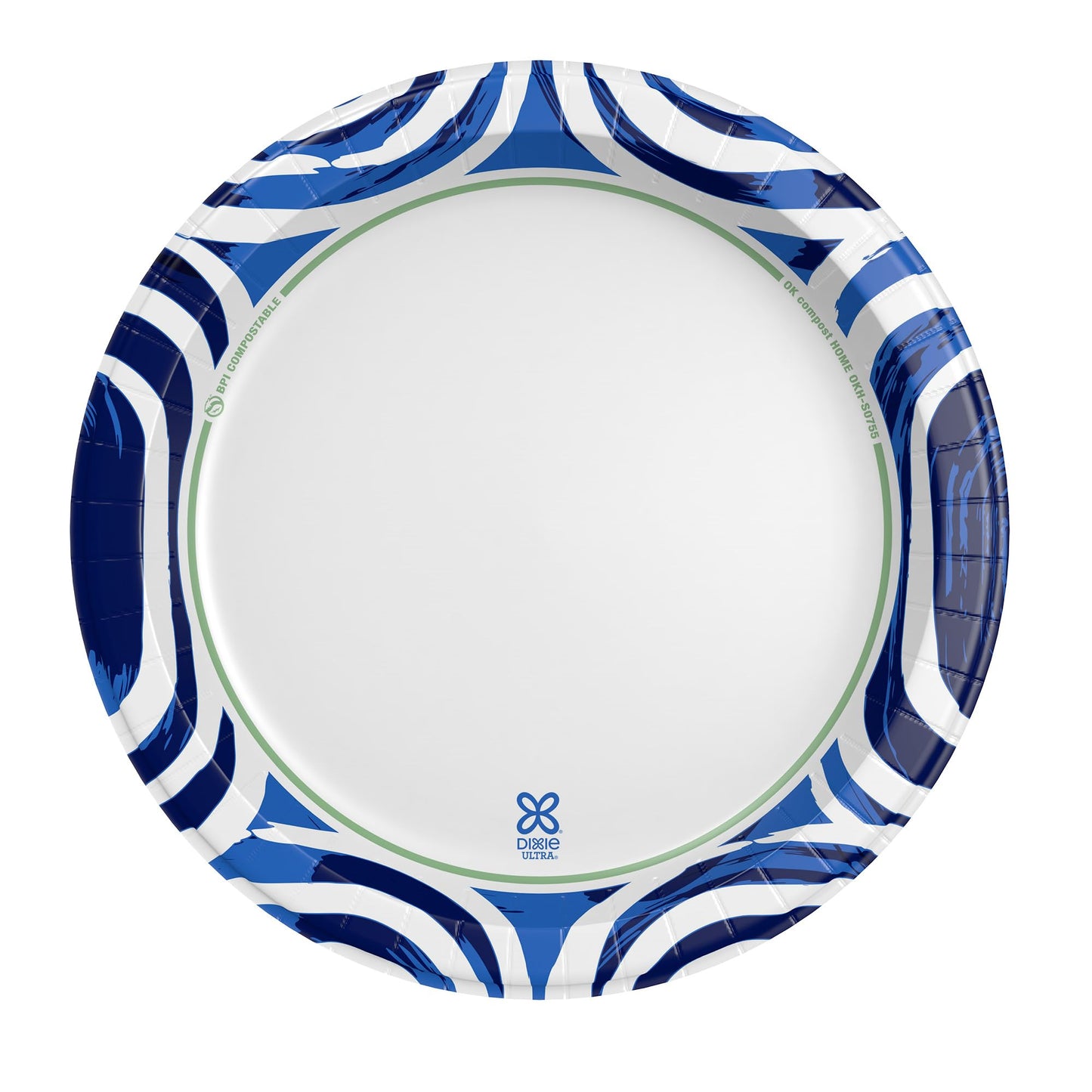 Dixie Ultra, Large Paper Plates, 10 Inch, 172 Count (4 packs of 43 plates), 3X Stronger*, Heavy Duty, Microwave-Safe, Soak-Proof, Cut Resistant, Disposable Plates For Heavy, Messy Meals