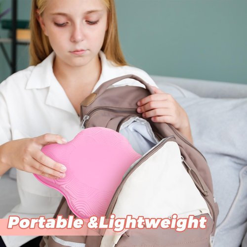 Wanmu 2 Packs Yoga Knee Pad Cushions Extra Thick Foam for Knees, Wrists, Elbows, Hands & Head Pilates & Kneeling Pads - Support Foam Pads Yoga Accessories for Women Men