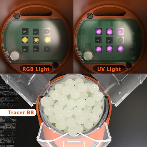 T238-MATRIX Airsoft Tracer Unit 40MM Grenade Reusable Aluminum Shell Powered by Green Gas