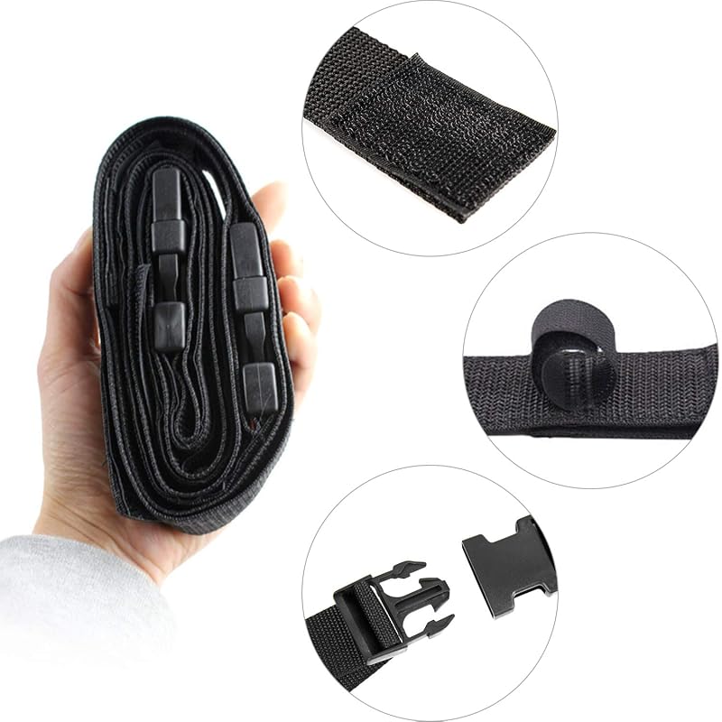 Vehicle Fishing Rod Rack, 5 Rod Capacity, Adjustable 86.6 Inch Car Rod Carrier