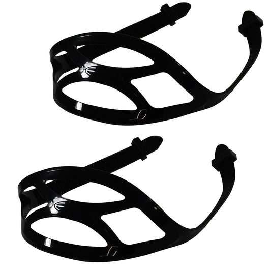 2PCS Silicone Replacement Universal Dive Scuba Mask Strap Swimming Goggles Strap for Diving Swimming Snorkeling Accessories For Diving Swim Snorkel(BLACK)