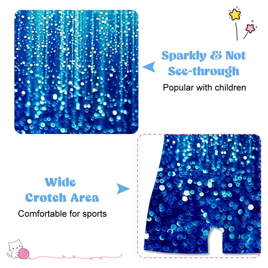 Funnycokid Gymnastics Leotards for Girls Kids Outfits Sparkly Clothes Ballet Unitard One Piece, Diamond Dark Blue, 4-5T