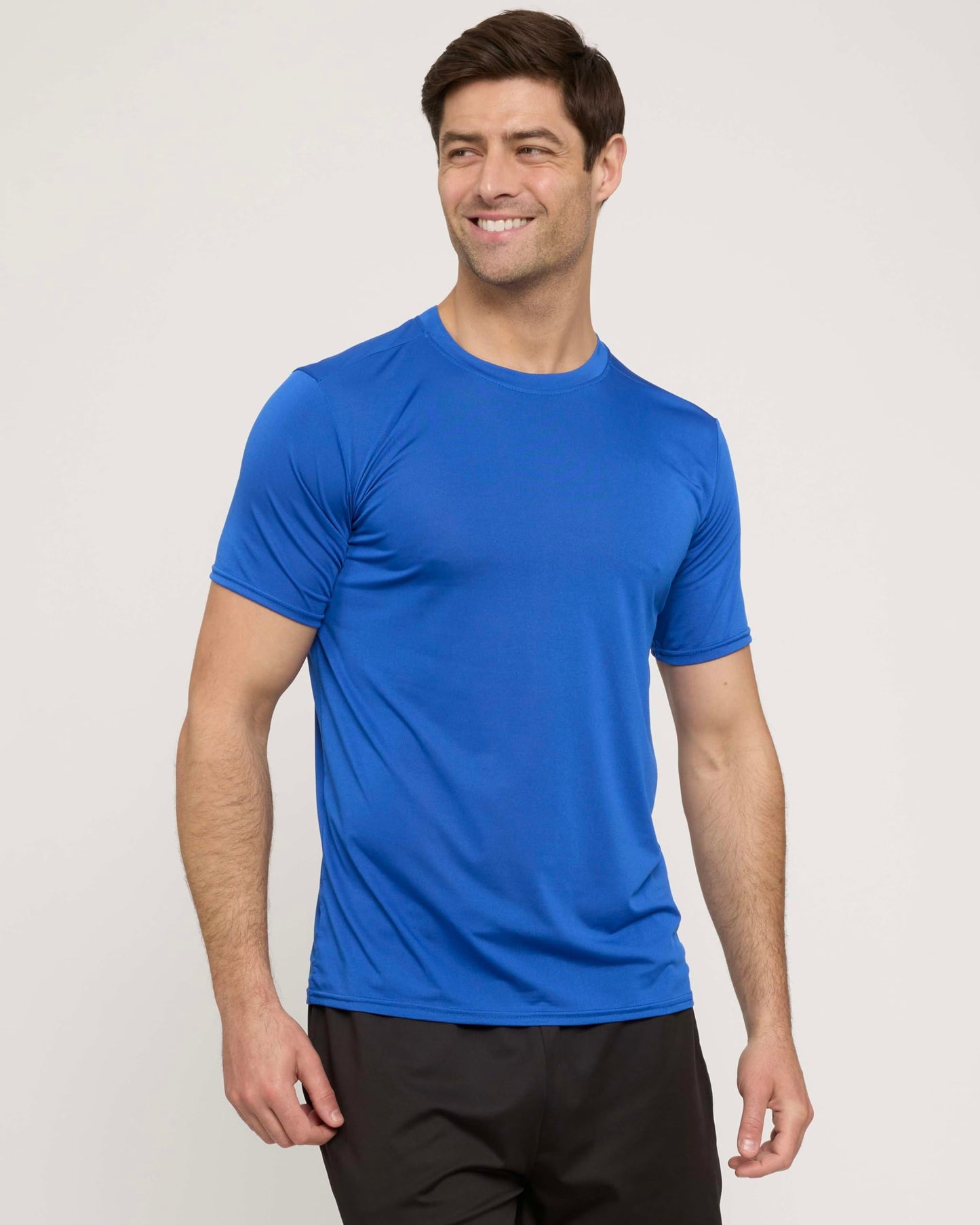 Real Essentials - Pack of 5 Men’s Active Quick Dry Fit Crew Neck T-Shirts Athletic Gym Workout Short Sleeve Tee Tops Camisas para Hombres Summer - 3X-Large - Set 14
