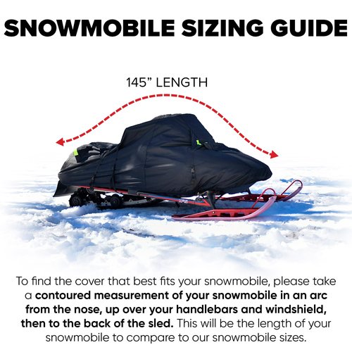 Budge Sportsman Snowmobile Cover, Trailerable, 145" Length