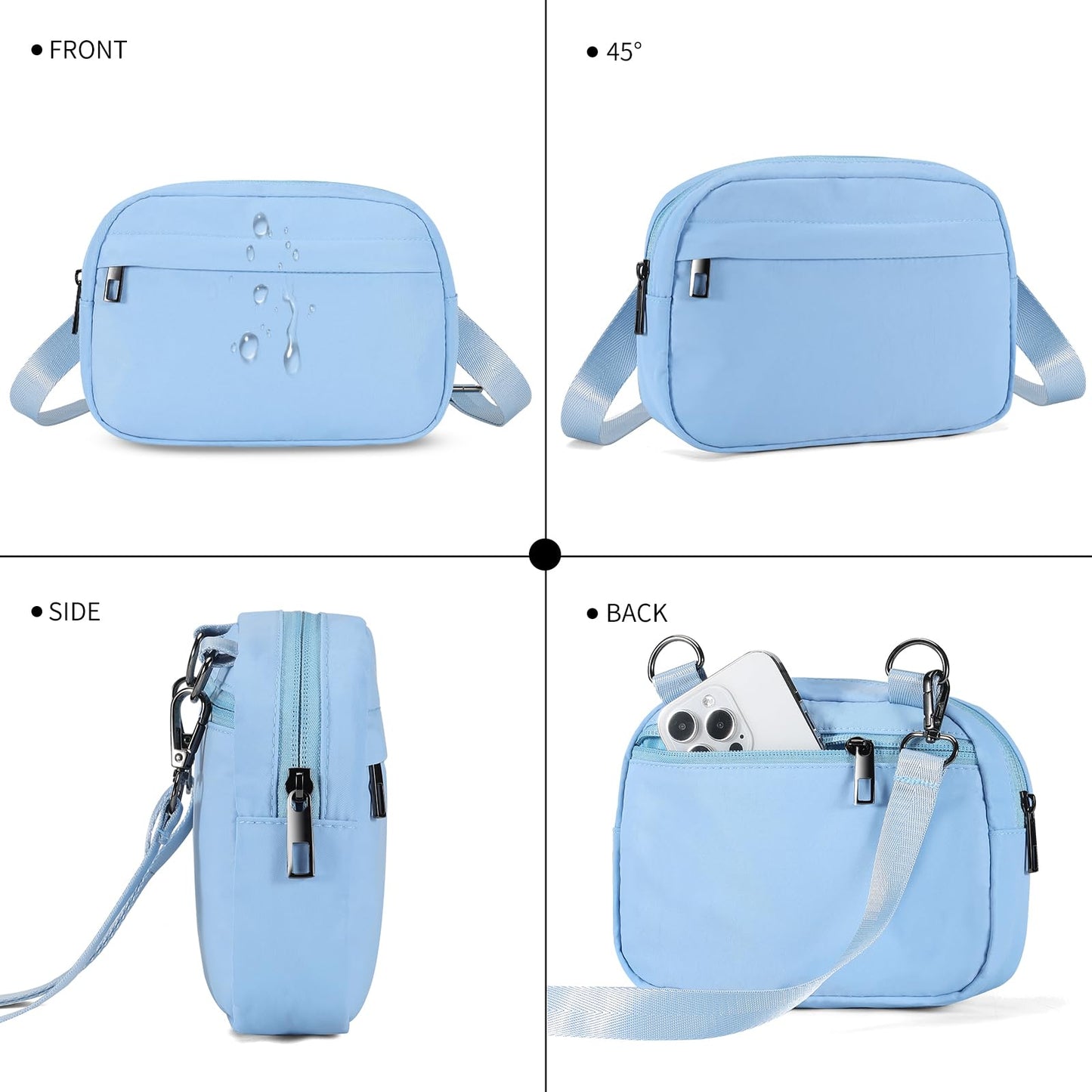 MAXTOP Small Crossbody Bags for Women Belt Bag Fanny Pack with Adjustable Strap