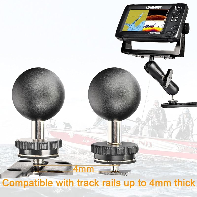 VAUBORTTI Aluminum Fish Finder Mount, Marine Electronic Mount for