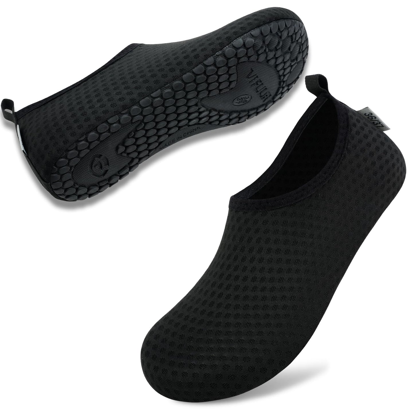 VIFUUR Water Sports Unisex Shoes Black Xue - 9-10 W US / 7.5-8.5 M US (40-41)