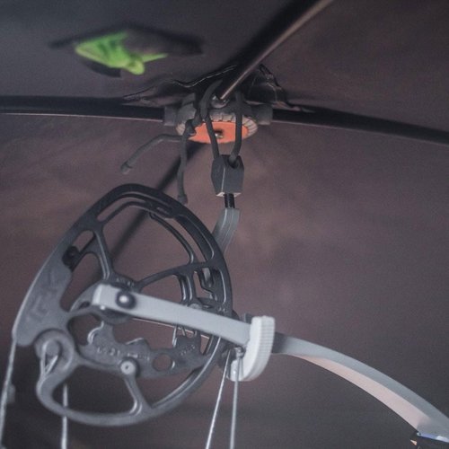 Hawk Hookster | Durable Hunting Accessories Lightweight Compact Portable Universal Fit Non-Slip 2.5" Hanger Hook | Mounts Anywhere | Holds Up to 40 LBS