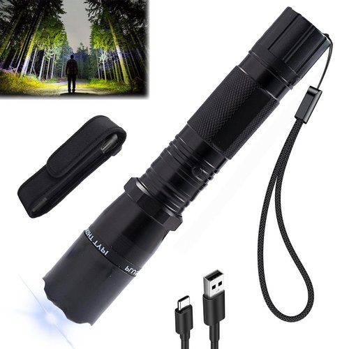Gootatic Voltguard V95 Stun Torch – Light the Way, Gootatic Stun Flashlight, Rechargeable Tactical Flashlight, High Intensity, Long Lasting, Concealed Technology, for Night Walks, Outdoor Use (1PC)