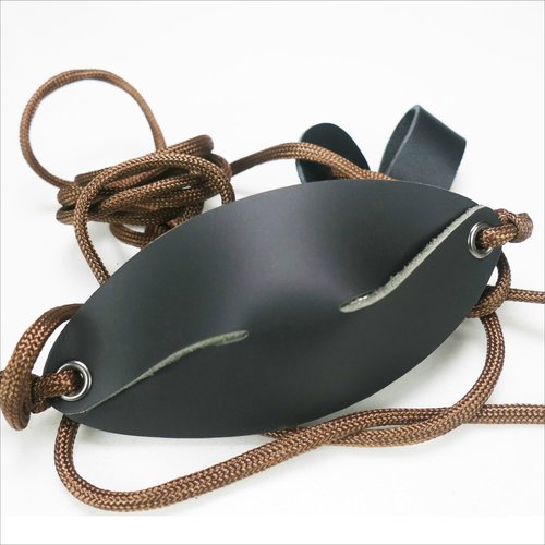 Shepherd Sling Handmade Leather Throwing Old-Fashioned Slingshot Rock Sling Dog Ball Launcher Ball Thrower Dog Tennis Ball Launcher