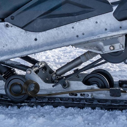 Spring Style Rail Mount Ice Scratchers, Snowmobile Ice Snow Scrtchers Kit Snowmobile Ice Sratchers for Ski-Doo, Replace OEM# 860201728
