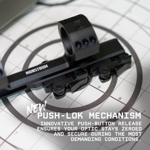 Monstrum Hypergrip Cantilever Scope Mount with Quick Release | 30 mm Diameter