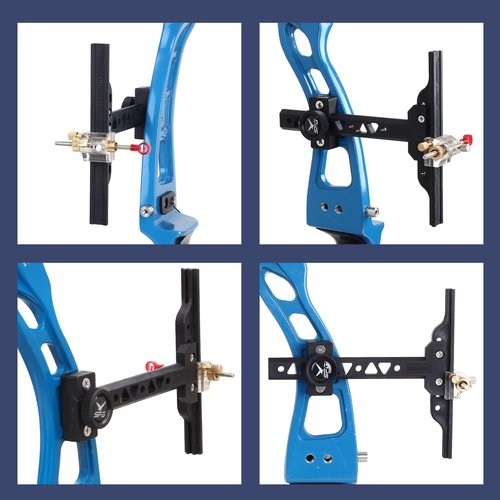 SOPOGER Recurve Bow Sight T Shape Adjustable Archery Bow Sight for Recurve Bow Target Youth Practice Beginners Recurve Bow Accessories Hunting