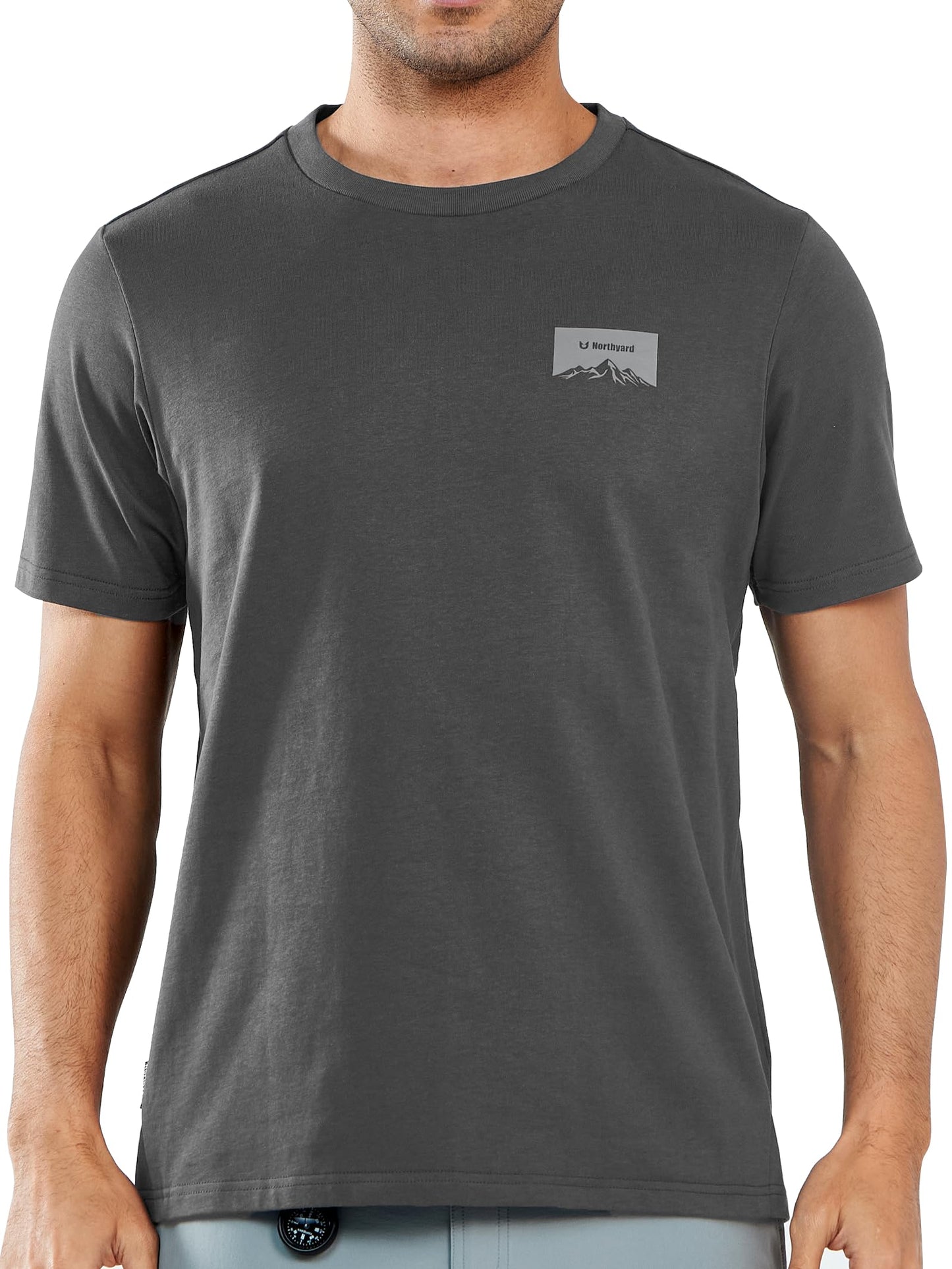 NORTHYARD Men’s Heavyweight Cotton T-Shirts Casual Short Sleeve Graphic