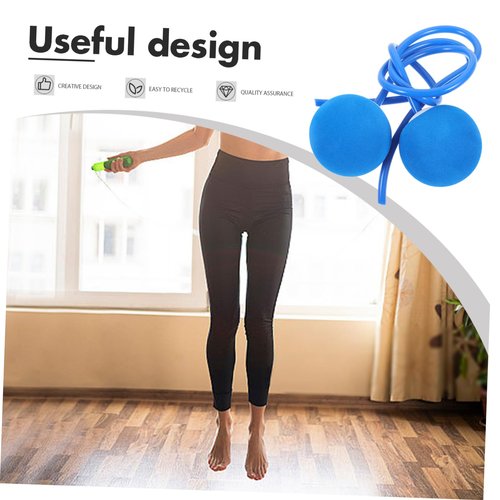 POPETPOP 1 Pair Cordless Ball Skipping Rope Load-bearing Workout Ball for Fitness No Knot Workout Cordless Accessory